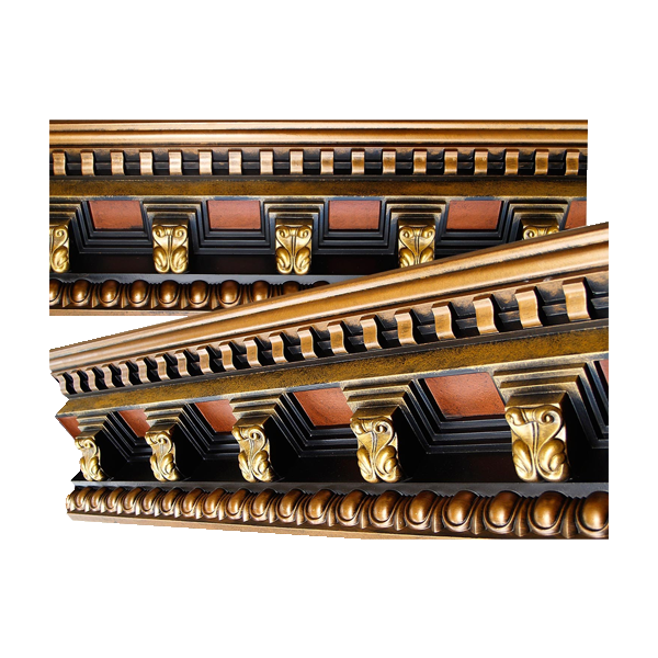 Hand Painted Ornate Crown Molding