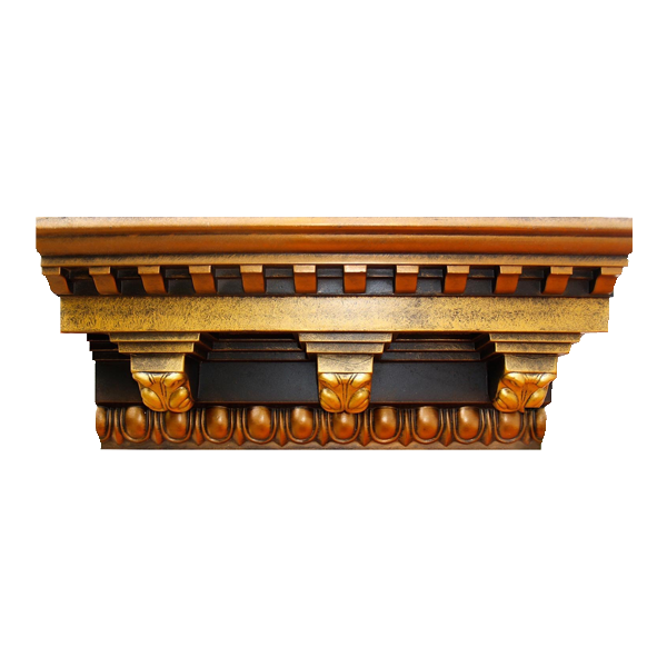 Hand Painted Ornate Crown Molding
