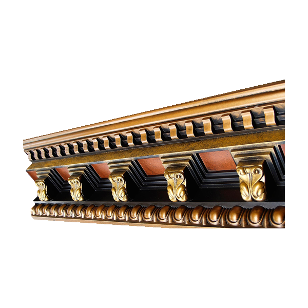 Hand Painted Ornate Crown Molding